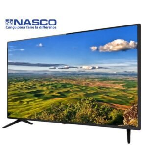 Nasco Slim TV LED 32&Prime; – HD- Analogique – NAS-B32FBFL-A / HDMI – USB – Noir – Garantie 12 Mois