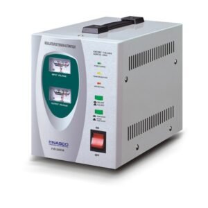 Nasco Stabilisateur – Fvr-2000Va – Compteur à aiguille – 4Pcs – Ct – Sortie:220V – Blanc