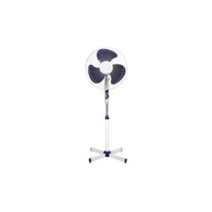 Nasco Ventilateur à Pied 16&Prime; – Vent_FS40-24 – Blanc / Bleu – Garantie 1 Mois – Blanc / Bleu