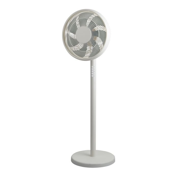 Nasco VENTILATEUR A PIED LF-SF1200 - 12" / 350MM / 4 VITESSES / 7 HELICES / 220V / 30 W / BLANC - Garantie 1 Mois