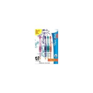 PAPERMATE REYNOLDS STYLO A PLUME ASSORTIMENT DE COULEURS LOT DE 4