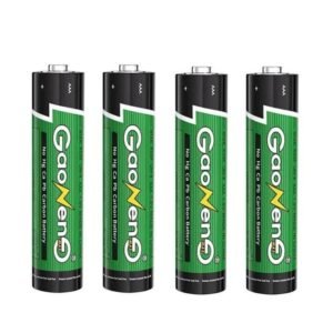 Piles AA Alcaline 1.5V – Pile alcaline – Pile – sans mercure – Vert Noir