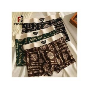 pisiduo Ensemble de 4 Boxers Confortables Taille Plus pour Hommes Sans Coutures, Shorts Élastiques Mi-Taille, Lingerie Sous-vêtements pour Homme