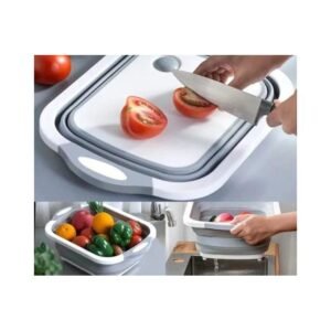 Planche A Decouper – Passoire Pliable Et évier à Vaisselle – Planche à Découper Pliable – Planche à Découper 3 En 1