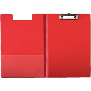 Porte-bloc avec couverture rouge