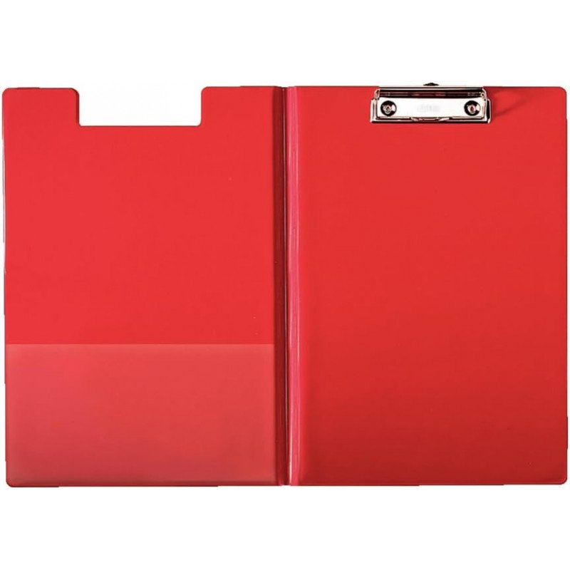 Porte-bloc avec couverture rouge