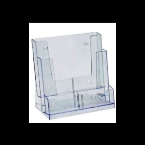 Présentoir brochures A4 2 étagères