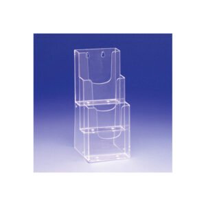 Présentoir brochures A4 3 étagères