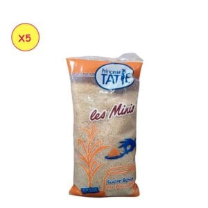 Princesse Tatie Lot De 5 Sachets De Sucre Roux Mini 435G