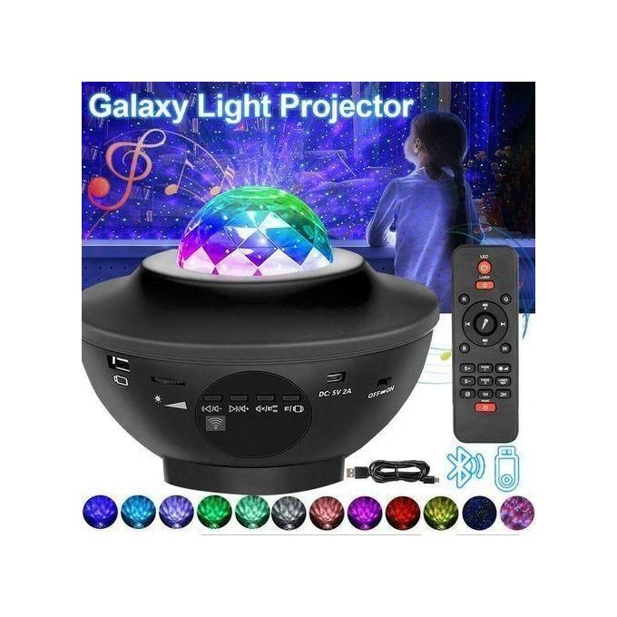 Projecteur Haut-Parleur Bluetooth Intégré Veilleuse - Décoration De Chambre à Coucher