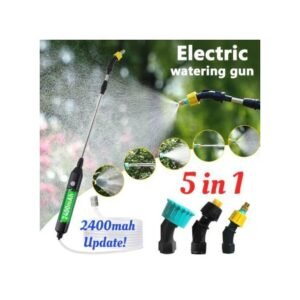 Pulvérisateur électrique Portable De Jardinage, Outil D&rsquo;irrigation, Poignée Télescopique Rechargeable USB 2400mah Avec 3 Buses Pour Plantes De Cour