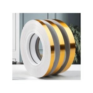 Ruban Adhésif Doré 1*5000cm Pour Carrelage, Autocollant De Couture-or