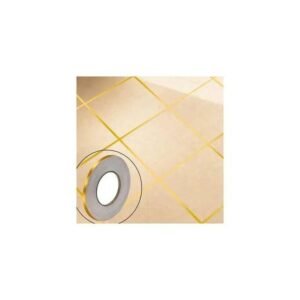 Ruban Décoratif – Autocollant – Mural Et De Sol – Doré 50M