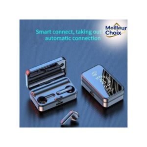 S20 – Ecouteurs Bluetooth – Power Bank 2200 Mah – Noir