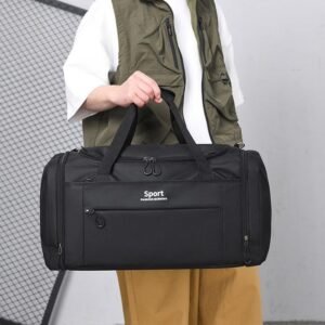 Sac à Bagages à La Mode De Grande Capacité Pour Hommes Et Femmes, Sac De Week-end étanche, Sac De Messager De Voyage Humide Et Sec 8804-1