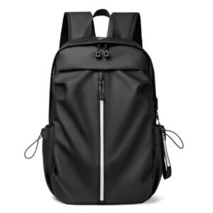 Sac à dos simple, couleur unie, tendance, pour homme, multifonction, idéal pour les loisirs