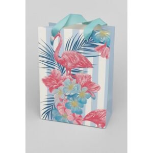 Sac Cadeau Flamant Rose