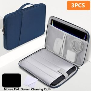 Sacoche Pour Ordinateur Portable 13 Pouces, étui Pour Moniteur Portable-Avec Tapis De Souris Et Chiffon De Nettoyage D&rsquo;écran