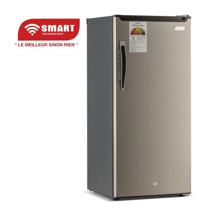 SMART TECHNOLOGY Congélateur Vertical 5 Tiroirs 170L (STCD-247) - Gris / Avec grille à l'arrière - 12 Mois Garantie
