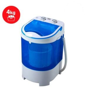 SMART TECHNOLOGY Mini Machine a laver STMLS-4K Semi-Automatique- 4Kg- Lavage et Essorage- Bleu-Blanc-Garantie 6 Mois.