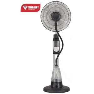 SMART TECHNOLOGY Ventilateur Brumisateur 16″ Sur Pied Avec Télécommande (STV-M1655TRC) -Noir-70W/ Garantie 1 Mois