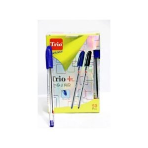 Stylo à Bille TRIO Plus – Paquet De 50 – Noir
