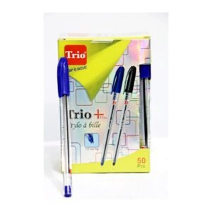 Stylo à Bille TRIO Plus – Paquet De 50 – Rouge