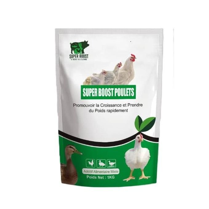 SUPER BOOST Alimentation Bio - Nutrition Animale - Boost Poulets 1KG