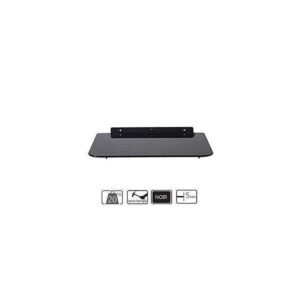 Support Mural – Compatible – DVD/Décodeur/Lecteur – 1 étagère – Noir