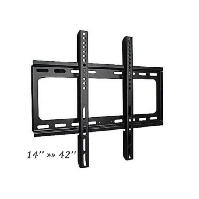 Support Mural TV Inclinable - Compatible - 14 à 42 Pouces