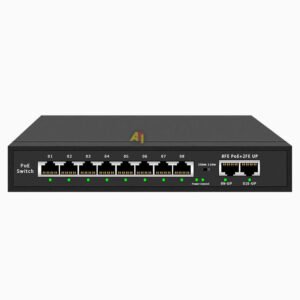 Switch 8 Ports PoE Gigabit Ethernet 1000 Mbps + 2 Ports Uplink 1000 Mbps – TMS-4810QG – 2026 – TOGO INFORMATIQUE