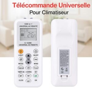 Télécommande Climatiseur Universelle Fontion De Recherche Automatique – Blanc