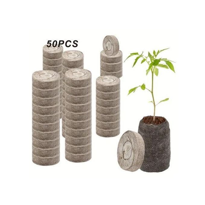 Terreau Universel - Blocs De Tourbe Comprimés, Sol De Graines Comprimées, Démarreur De Germination Végétale, Pour Les Loisirs Et Le Jardinage De La...