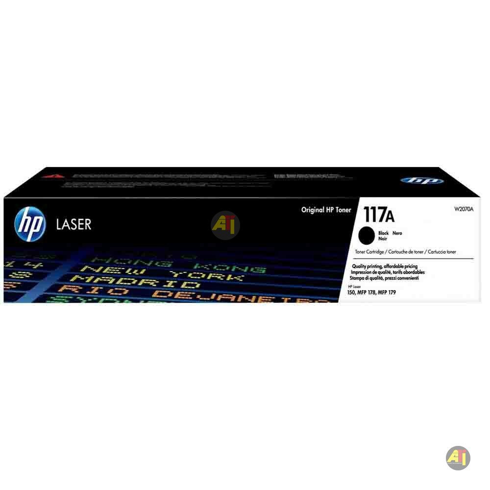 Toner HP 117A Authentique (W2070A, W2071A, W2072A, W2073A) - 2026 - TOGO INFORMATIQUE