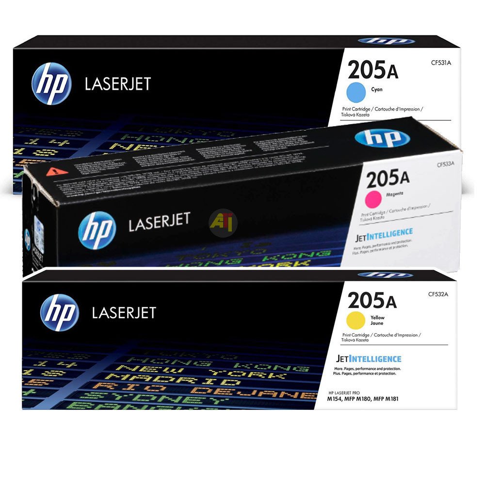 Toner HP 205 Couleur - Original (CF531A, CF532A, CF533A) - 2026 - TOGO INFORMATIQUE
