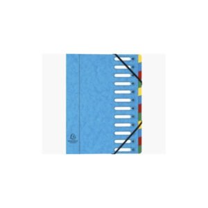 Trieur à fenêtre 12 compartiments Exacompta coloris aléatoire