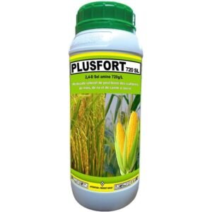 TROPICA Herbicide Sélectif Riz, Maïs, Canne a Sucre – PLUSFORT 720 SL – 1 Litre