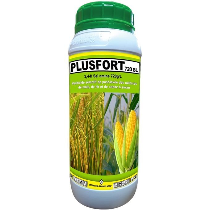 TROPICA Herbicide Sélectif Riz, Maïs, Canne a Sucre - PLUSFORT 720 SL - 1 Litre