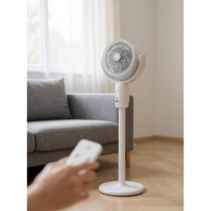 Ventilateur Rechargeable réglable et télécommander – Fraîcheur Silencieuse, Confort Absolu