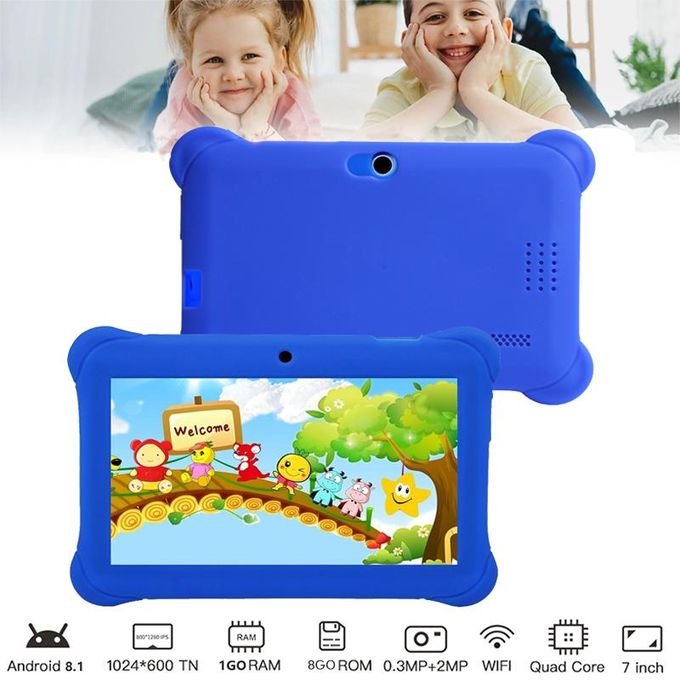 ZAOPAI Tablette Pour Enfant - 7 Pouces - 1G + 8G - Bleu